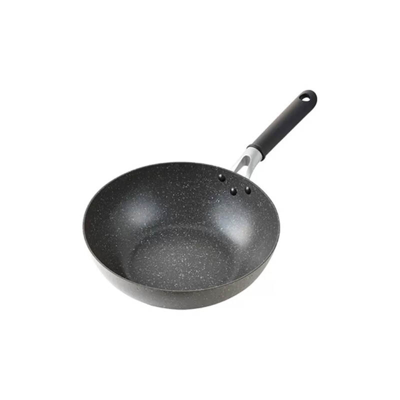 Chảo Sâu Lòng Beet Marble Bằng Nhôm 26Cm (Sử Dụng Bếp Từ) - 3 Màu (Xám, Vân Đá, Đỏ Rượu) - Locknlock - LED4265 image number null